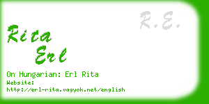 rita erl business card